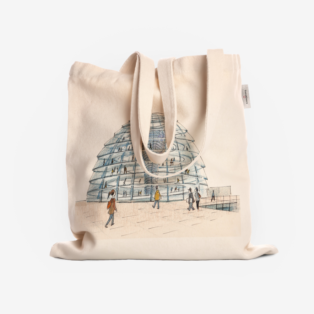 Cúpula Reichstag - BERLÍN - Tote bag - Tintablanca